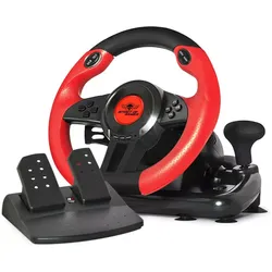 Spirit Of Gamer Race Wheel Pro 1 (PC), Gaming Controller, Schwarz, Rot, Mehrfarbig