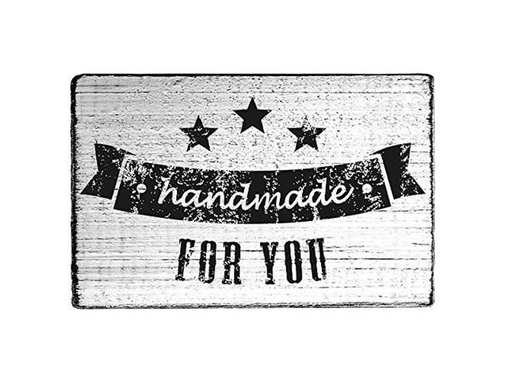 Vintage stempel Handmade for you - stempel voor het versieren van zelfgemaakte geschenken