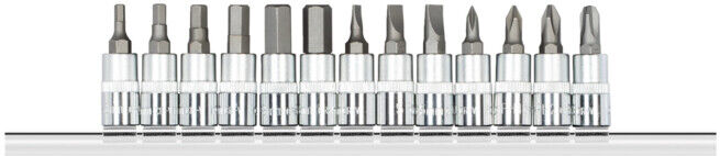 Gedore Embouts de tournevis 1/4 + barrettes 13 pièces R48008013 ; Gedore Red (3300022)