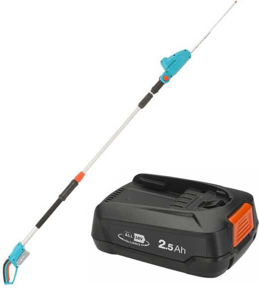 Gardena THS 42/18V P4 Akku-Teleskop-Heckenschere -  Lithium-Akku 18V/2,5Ah