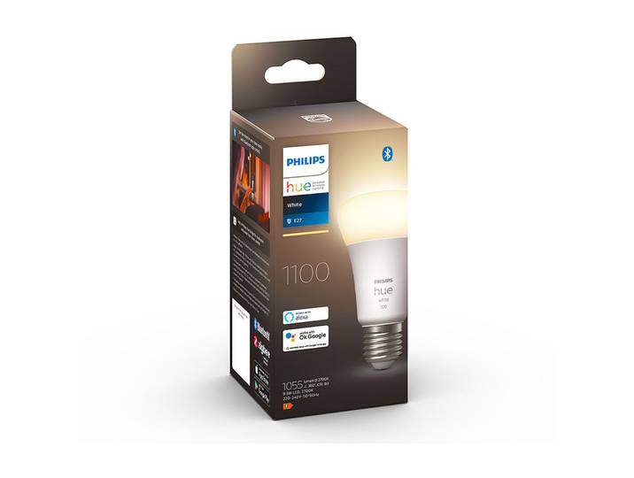 Philips Hue LED-Leuchtmittel E27 Weiss 10.5 W - LED - Lichtfarbe: Warmweiss- LED Leuchtmittel