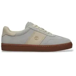 Timberland für Herren. TB0A43GGEWG1 Leder-Sneaker ?Lisbon Street? in Grau (40 W), Wohnung, Schnürsenkel, Lässig