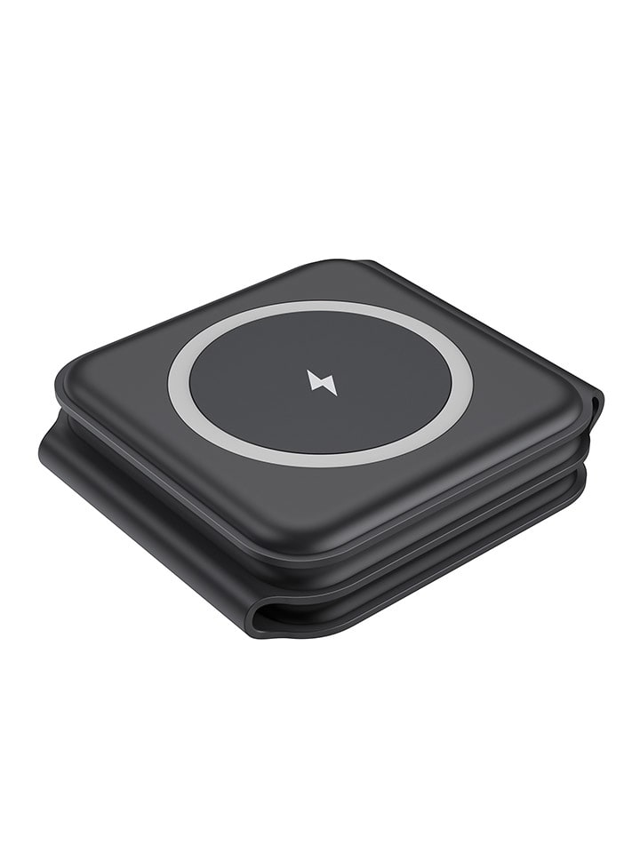 SmartCase Magnetisches 3-in-1-Ladegerät in Schwarz - onesize