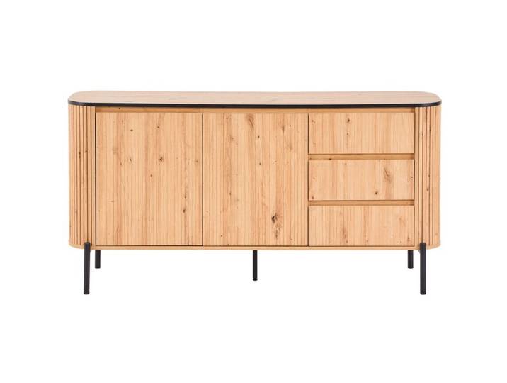 Buffet ADRIAN L.160cm imitation chêne