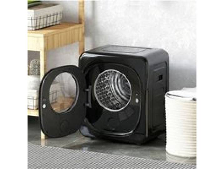 Sèche-linge à condensation à pompe à chaleur IVMEU compact 4 kg 5 modes écran tactile noir