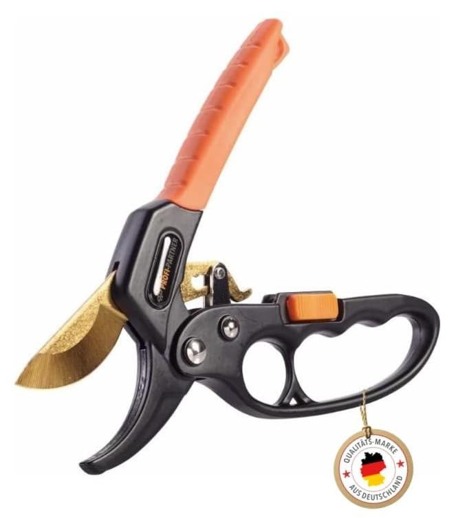 Professionele snoeischaar met ratelmechanisme voor tuinwerk