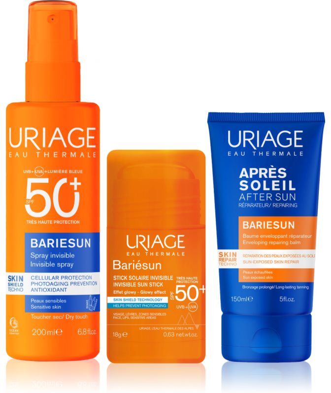 Uriage Bariésun Summer Essentials set for tanning