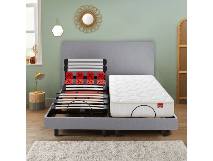Matelas lit électrique en ressorts ensachés Epeda Balade - 80x200