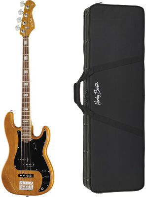 Harley Benton MV-4PJ Natural w/Case Natur