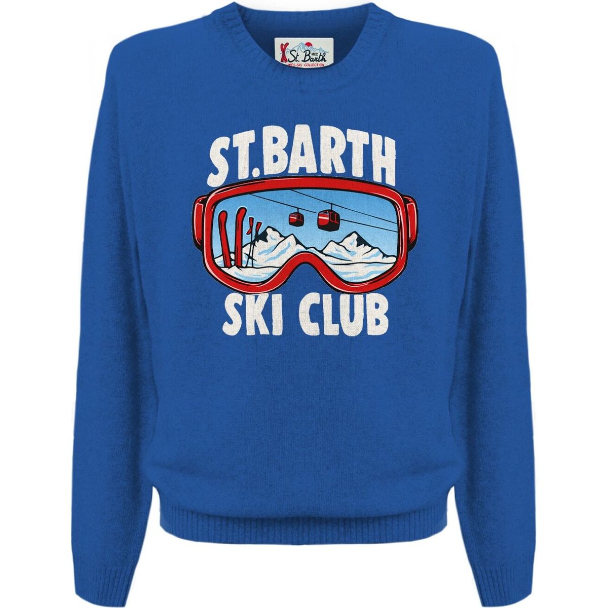 MC2 Saint Barth Douglas Crewneck Jaquard Sweater sb ski club mask 17 (01213M) 8 yrs DOU000101213M-01213M-8 yrs