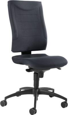 Schäfer Shop Pure Bürostuhl SSI Proline P1, Synchronmechanik, ohne Armlehnen, Lordosenstütze & Knierolle, anthrazit