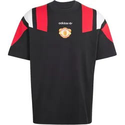 adidas MANCHESTER UNITED T-Shirt Herren | Gr. S | schwarz - schwarz