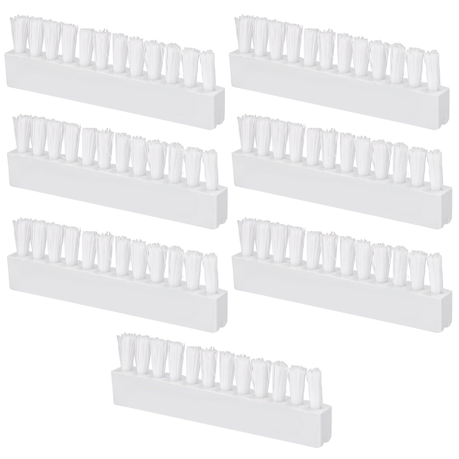 Selius Set van 7 Vervangende Borstels voor Zwembadvacuümkop, Kunststof, 8 x 2,5 cm