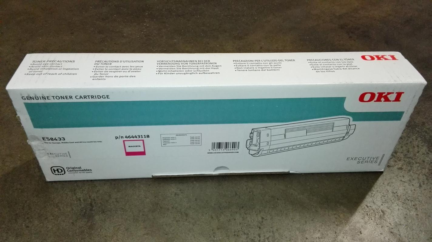 OKI Tonercartridge Magenta ES8433 met een opbrengst van 10.000 pagina's
