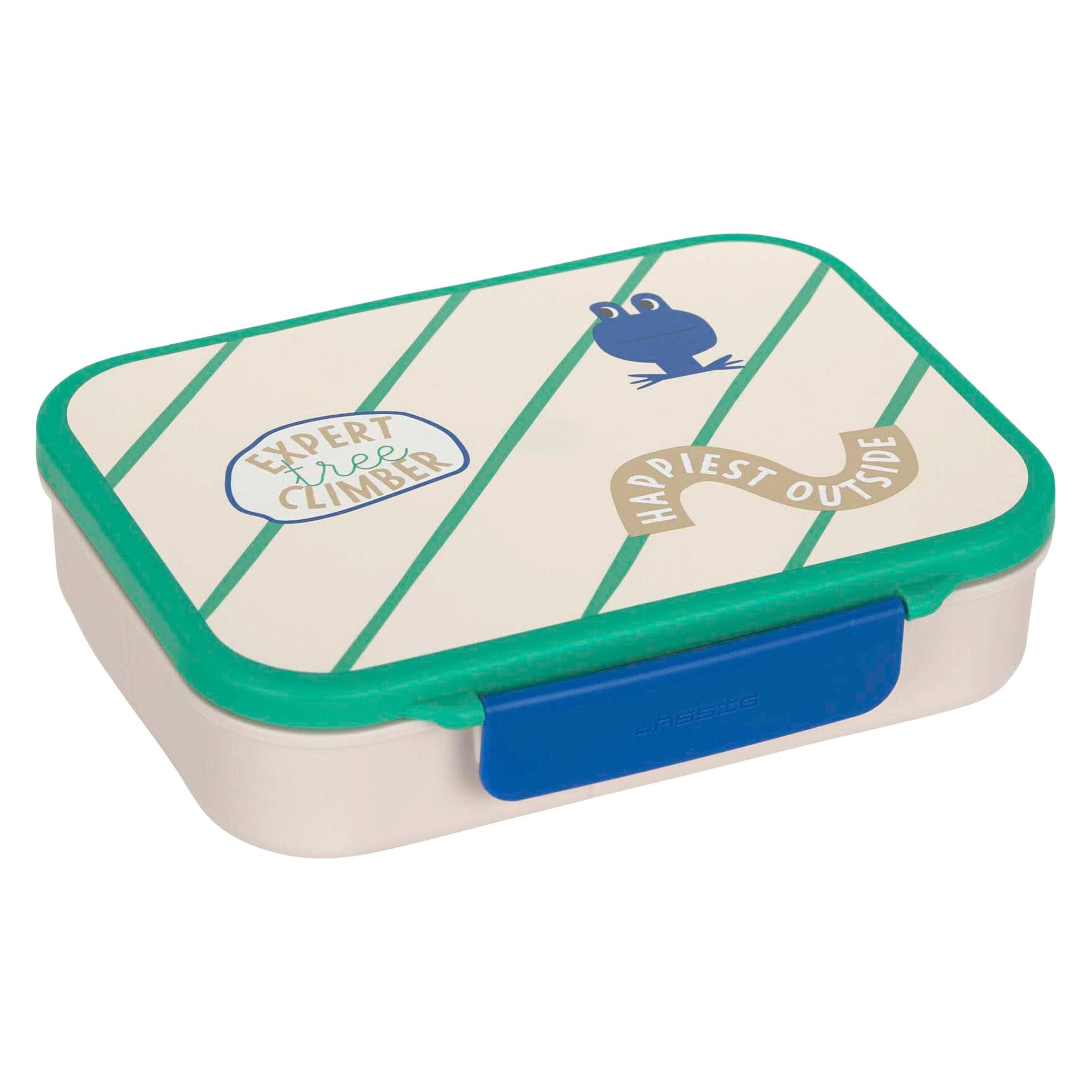 Lässig Lassig Lunchbox Bento z przegródkami Happy Trails Frog (12100151019)