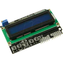 ARD SHD LCD - Arduino Shield - Display LCD-Kit, 16x2 blau/weiß
