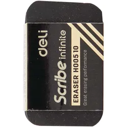 DELI Radiergummi Scribe infinite 4 x 2 x 1 cm schwarz