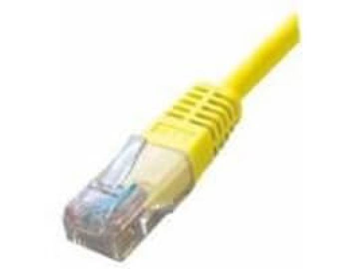 LOGON Cat6 UTP 10 m netwerkkabel geel – netwerkkabel (10 m, RJ45-, geel)
