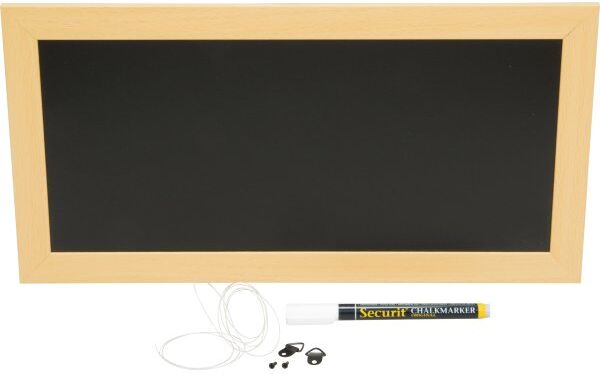 Securit Woody Kridttavle, 40x20 Cm, Træ