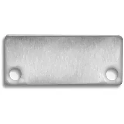 ISOLED Zubehör für Aufbau-Profil IL-ALU20 - Endkappe, Aluminium eloxiert ISO-113807