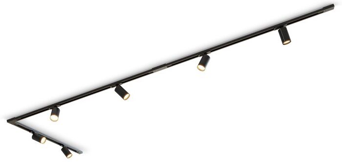 Calex Tracklight 6-Lichts Plafondlamp Zwart
