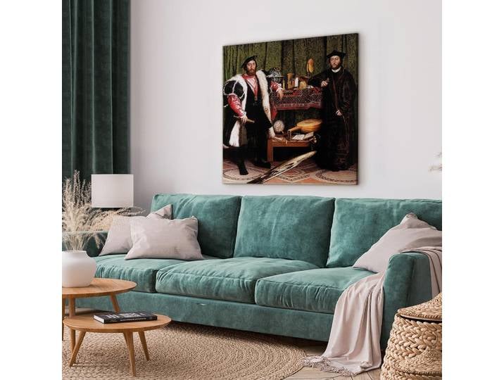 Leinwandbild Ambassadors Filz Beige/Beige 80 x 80cm