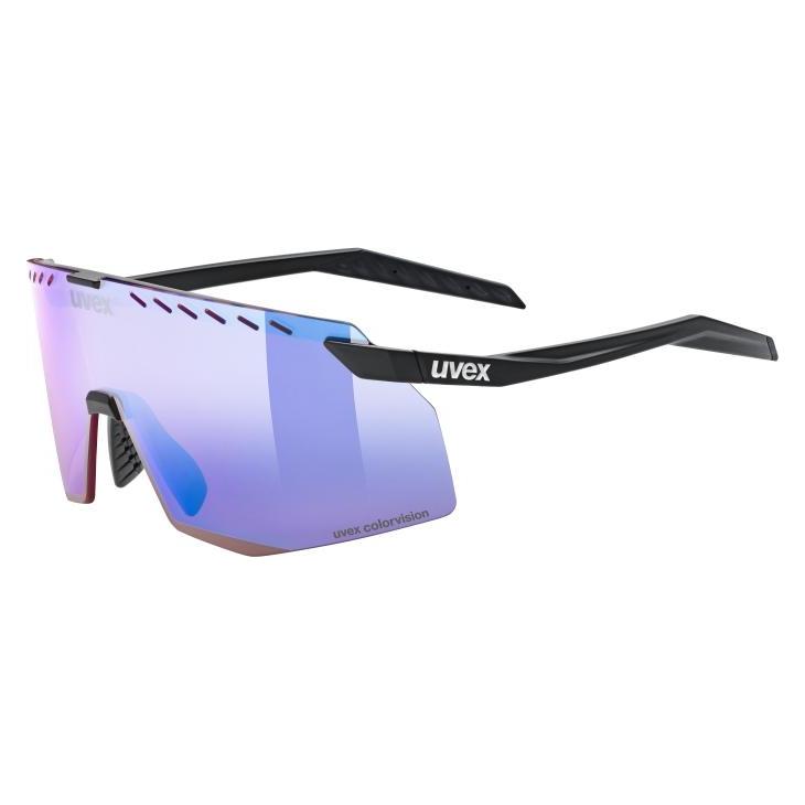Uvex pace stage CV (Schwarz matt (blue S1), colourvision mirror blue (S1)) (533052)