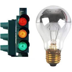Philips Verkehrssignal-Lampe "Traffic Signal 6966" E27 240V 75W
