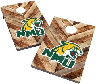 Skip's Garage Northern Michigan Wildcats 2x4 Cornhole Bag Toss Game