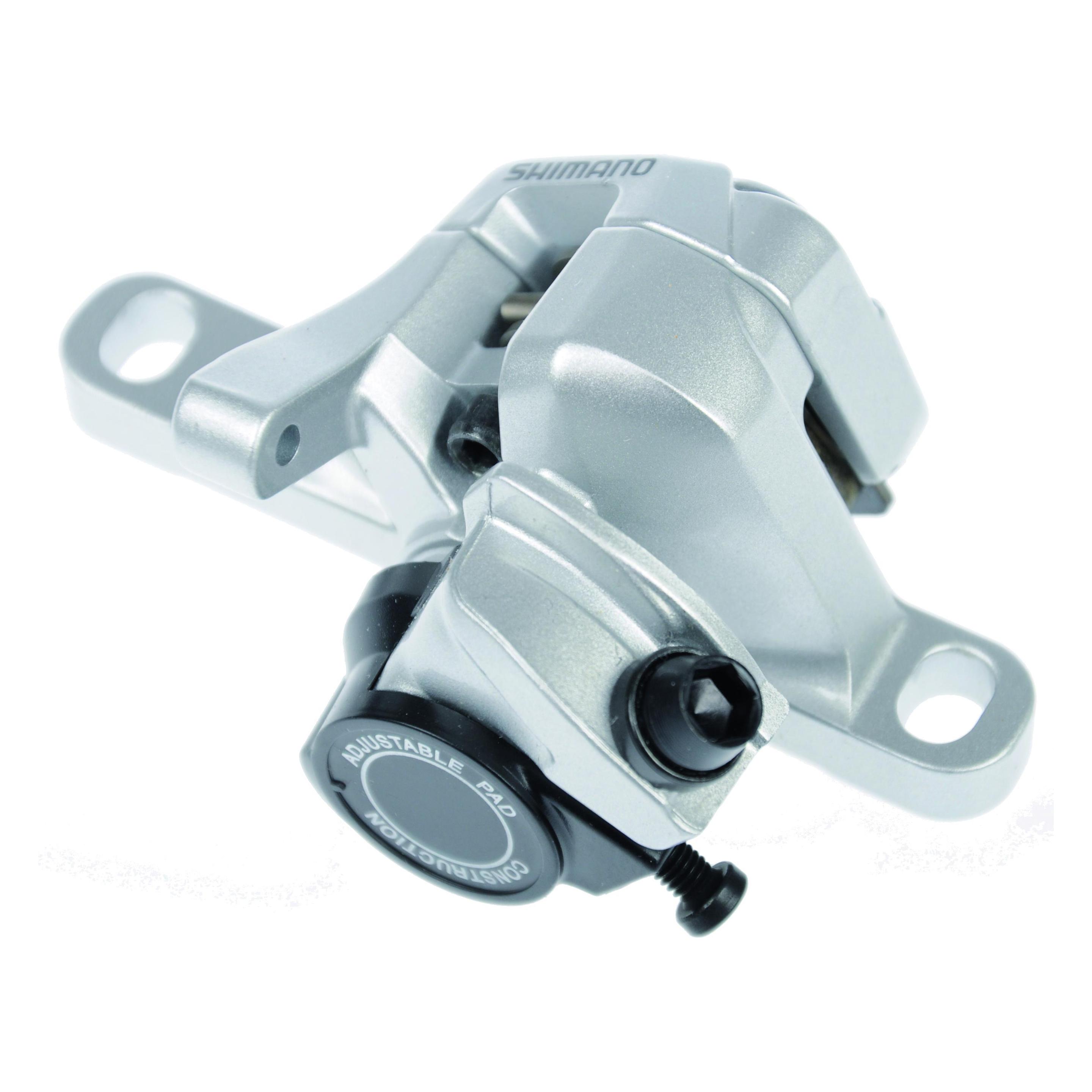 Shimano Mechanischer Bremssattel BR-R317 Postmount hinten silber (Hinterradbremse, Bremssattel, 1) (EBRR317RURS)