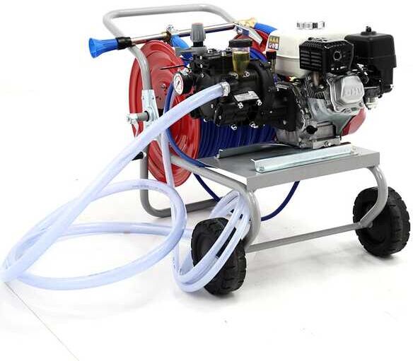 AgriEuro TOP-LINE Kit Motorsprühpumpe Comet APS 41  Honda Motor GX 160 mit Wagen