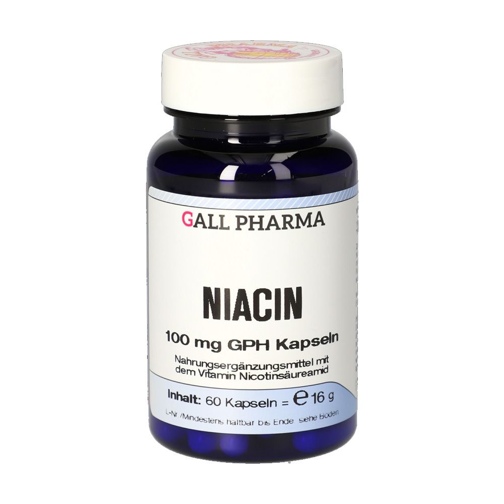 Niacin 100 mg GPH Kapseln 120 St