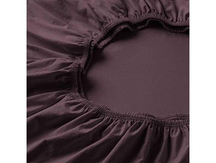 ESTELLA Spannbetttuch Zwirnjersey aubergine