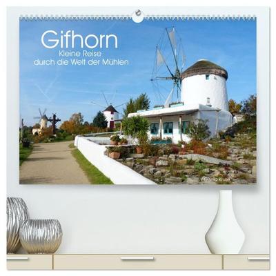 Gifhorn - Kleine Reise durch die Welt der Mühlen (hochwertiger Premium Wandkalender 2027 DIN A2 quer), Kunstdruck in Hochglanz