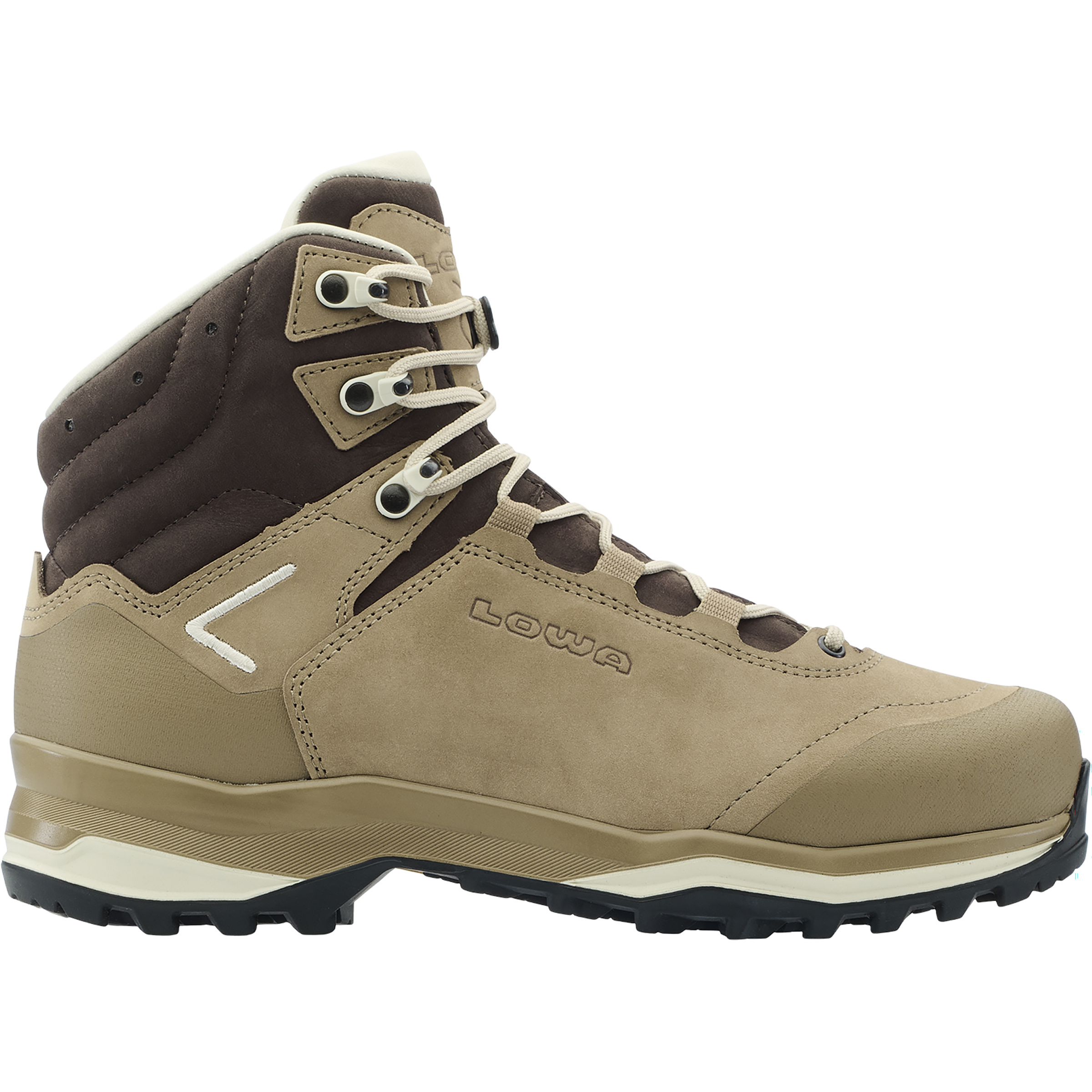 Lowa Light Evo LL Damen Wanderschuhe beige Größe 41.5 Camping Wasserabweisend