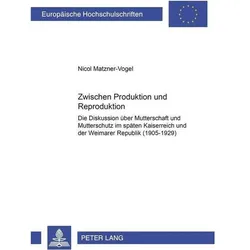 Zwischen Produktion und Reproduktion, Fachbücher von Nicol Matzner-Vogel