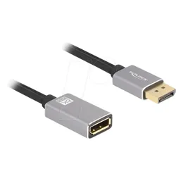 DELOCK 81079 - DisplayPort Verlängerungskabel 8K 60 Hz, ohne Einrastfunktion