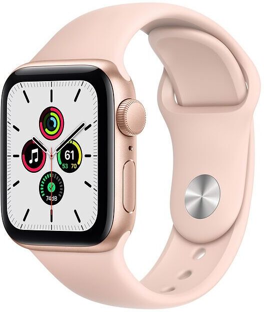 Apple Watch SE Aluminium 44 mm (2020)   WiFi + Cellular   gold   Sport Band Pink Sand - Refurbished
