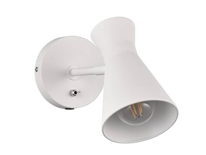 Reality Leuchten Wandspot Enzo R20781731, Metall Weiß matt, exkl. 1x E27