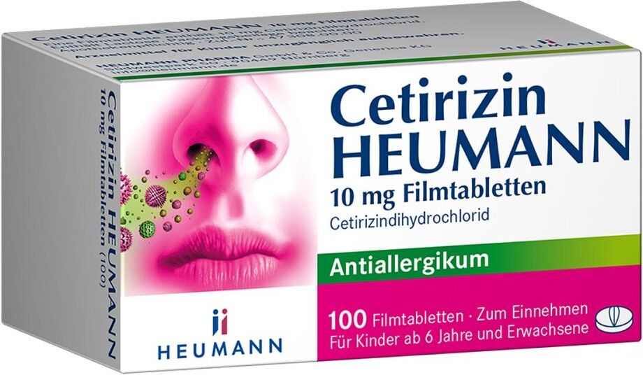 Cetirizin Heumann 10 mg Filmtabletten 100stk