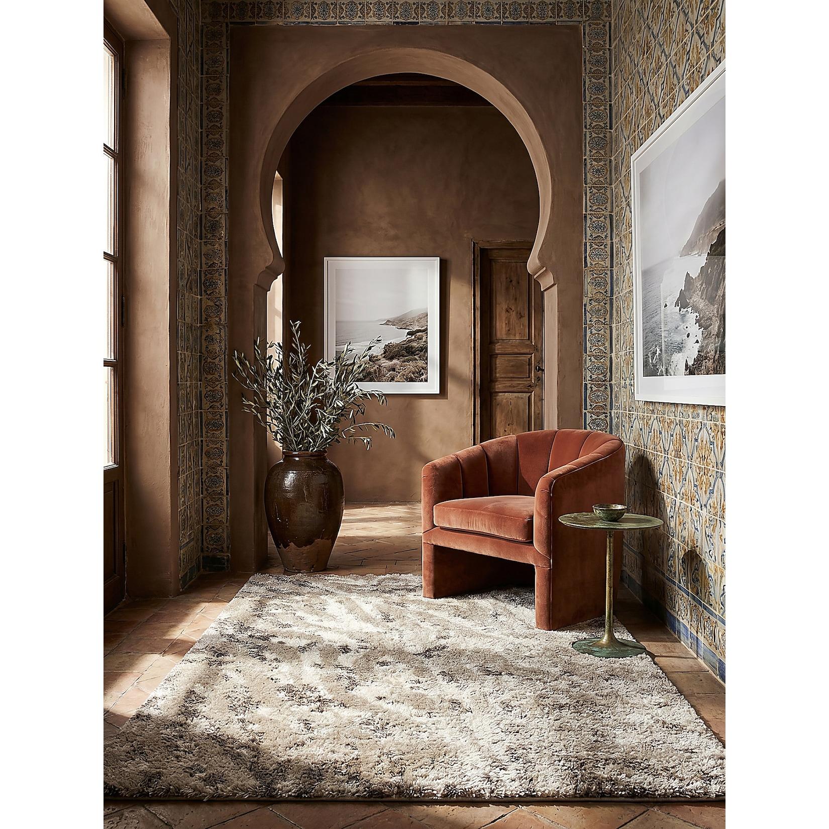Shaggy-Teppich abstrakt Natur 80 x 150 cm - DOVEL Kadima Design