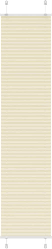 vidaXL Store plissé crème 40x200 cm largeur du tissu 39,4 cm polyester