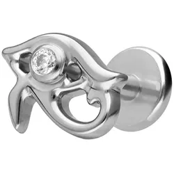 Titan Labret mit Innengewinde AUGE DES HORUS
