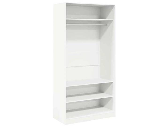 Promotion avril *Blanc Garde-robe - PARAJIE - design Élégant - Pour chambre - Blanc 100x50x200cm Bois d'ingénierie_850337
