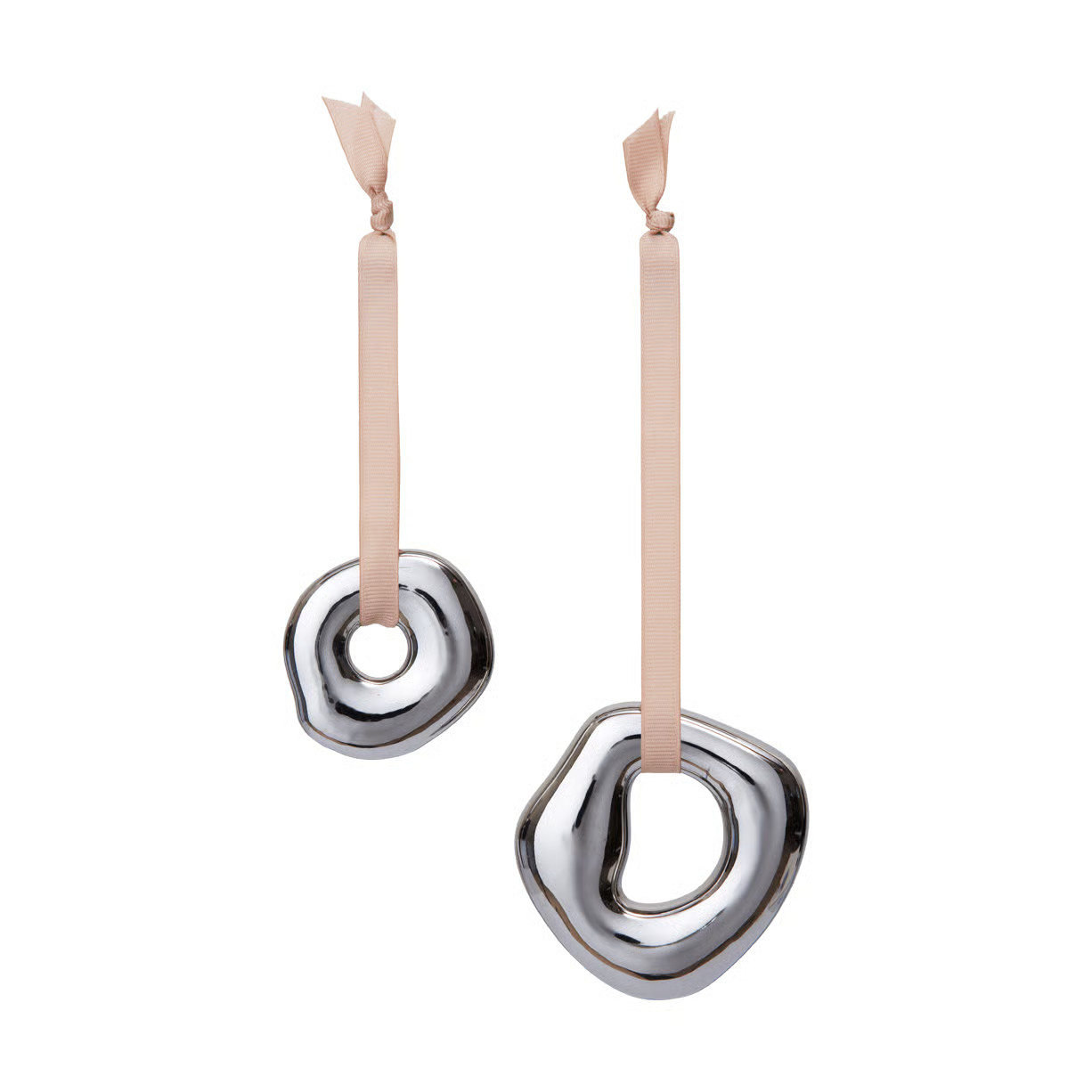 Ferm Living Orrith decoratiehanger 2 delen Silver