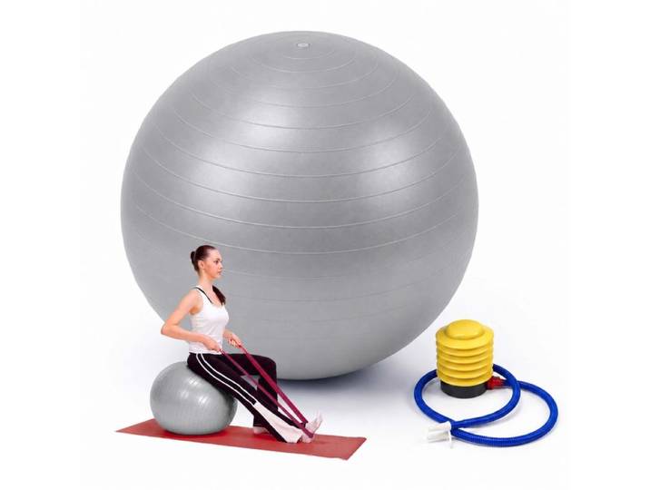 Relaxdays Gymnastiekbal met pomp