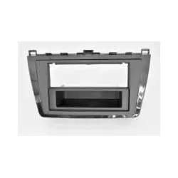 Doppel 2-DIN Radioblende Halterung mit Fach für Mazda 6 ab 2011-2014 schwarz ...