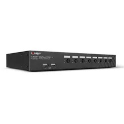 Lindy 39540 Tastatur/Video/Maus (KVM)-Switch Rack-Einbau Schwarz