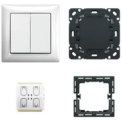 Busch-Jaeger 6716/03UJ-914 Smart Switch Friends of Hue Komplettset - 3fach-Set Busch-balance® SI 2CKA006710A0022 671603UJ914