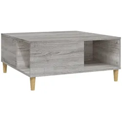 vidaXL Couchtisch Grau Sonoma 80x80x36,5 cm Holzwerkstoff
